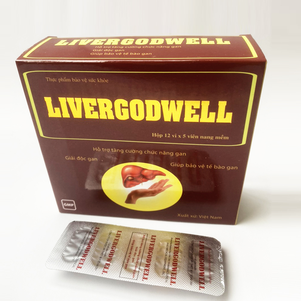 LiverGodWell bổ gan, giải độc gan, bảo vệ tế bào gan